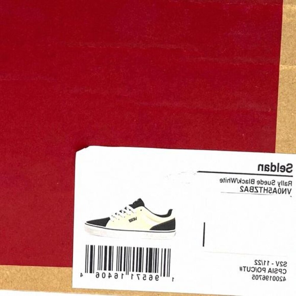 VANS Seldan Men's Shoe Sneakers Rally Suede Red Black VN0A5HTZBA2 Casual Top Low - Picture 12 of 13